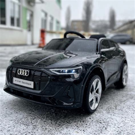 Електромобіль Kidsauto Audi E-tron Sportback 4WD полный привод (чорний ...
