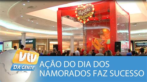 Ação Do Dia Dos Namorados Faz Sucesso Em Shopping Youtube