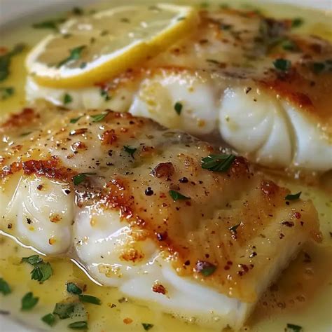 Pan-Fried Fish with Lemon Butter Sauce