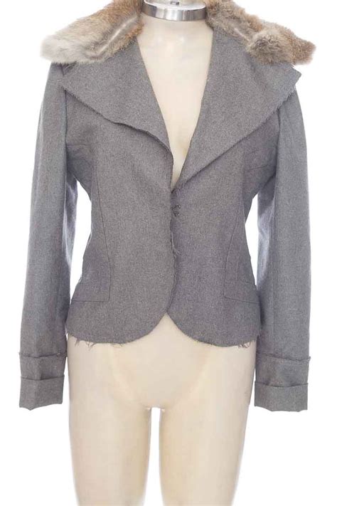 Chaqueta Abrigo Color Gris Closeando Closeando