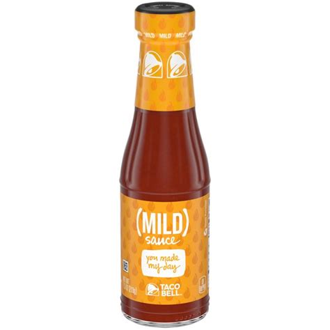 Taco Bell Mild Sauce 7 5 Oz Glass Bottle Rare Imported Rarecandycanada