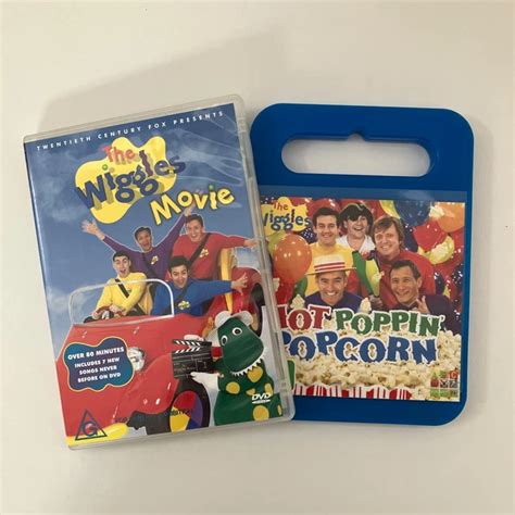THE WIGGLES DVD Bundle Movie Hot Poppin Popcorn OG Cast Great