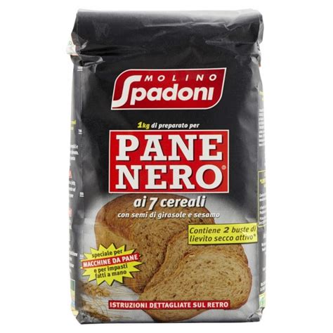 SPADONI FARINA PANE NERO KG 1 Numeri Primi Srl