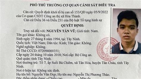 Truy nã hot boy lạm dụng tín nhiệm chiếm đoạt tài sản Báo Công an Nhân dân điện tử