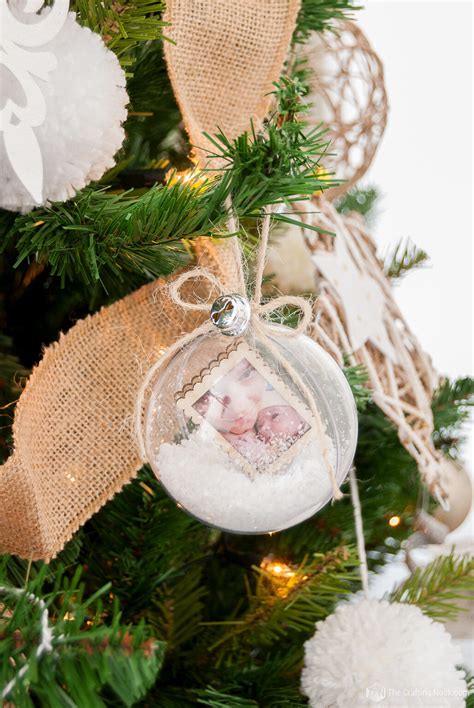 Diy Christmas Ornament Snow Globe For Memory Keepsake The Crafting Nook