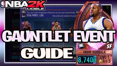 Nba K Mobile Gauntlet Event Guide Sixth Man Theme Diamond Iguodala