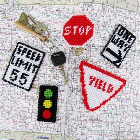 Road Sign Magnets Five Magnets Stop Sign One Way Traffic Signal