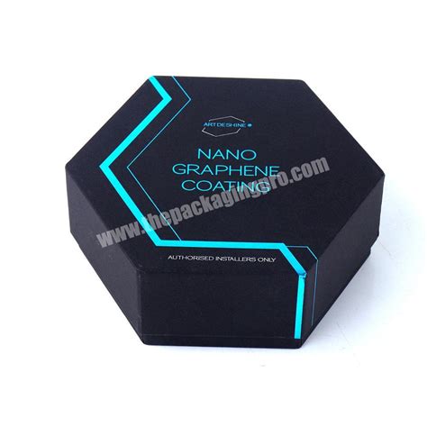 Customized Gold Hot Stamping Logo Cardboard Matte Hexagon Gift Boxes