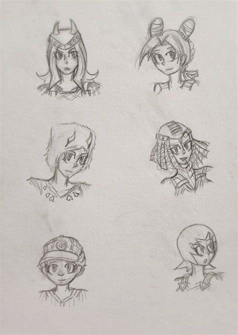 (May) Drawing of Stone Ocean characters by GlacePlatz on DeviantArt