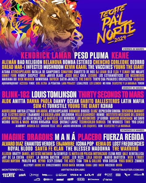 El Festival Pal Norte Revel El Lineup Para Su Edici N