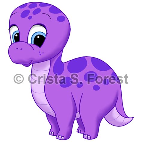 Crista Forests Animals And Art New Cute Cartoon Style Baby Dinosaurs