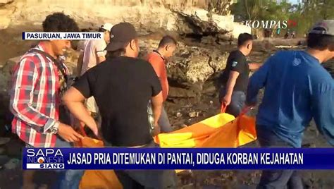 Jasad Pria Asal Pasuruan Ditemukan Di Pantai Dengan Sejumlah Luka