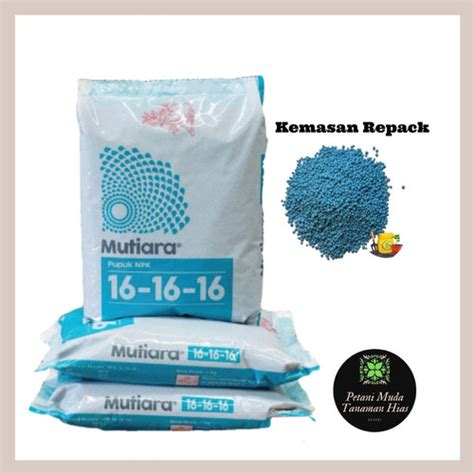 Jual Pupuk Npk Mutiara Ukuran Repack Kemasan Gram Kab