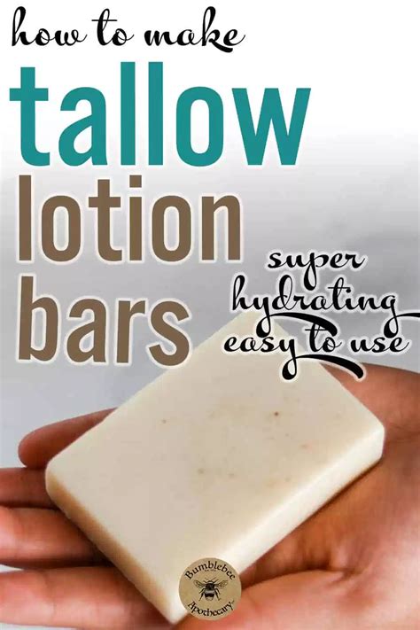 Tallow Lotion Bar Artofit