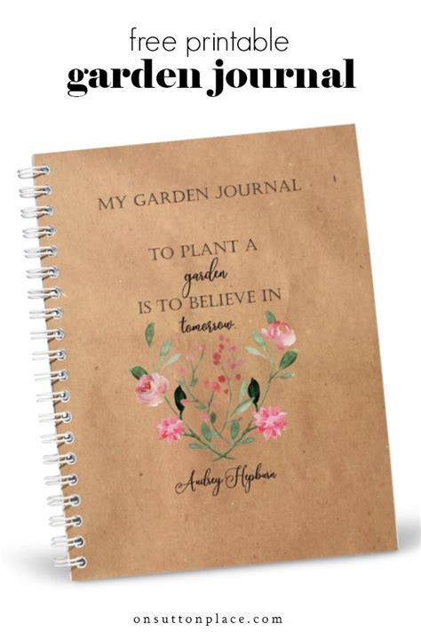 garden journal  digital