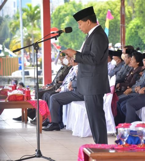 Wabup Heri Pimpin Apel HGN Ke 28 Di Lapangan Motang Rua Dan Membacakan