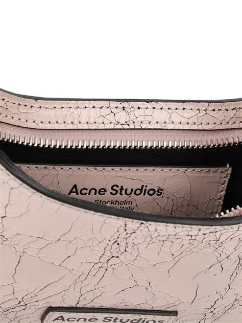 ACNE STUDIOS Micro Platt Crackle Leather Shoulder Bag Acne Studios