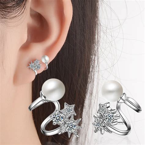 Aliexpress Buy New Fashion Sterling Silver Earrings For