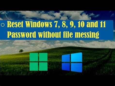 How To Reset Forget Windows Password Remove Forget Password In