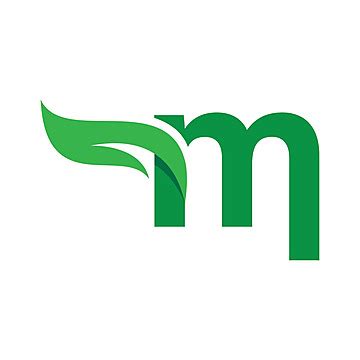 M Initial Letter With Green Leaf Logo Farm Vector Tree Vector, Farm ...