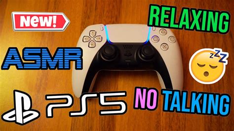 ASMR Gaming PlayStation 5 Controller Sounds Relaxing No Talking 4K