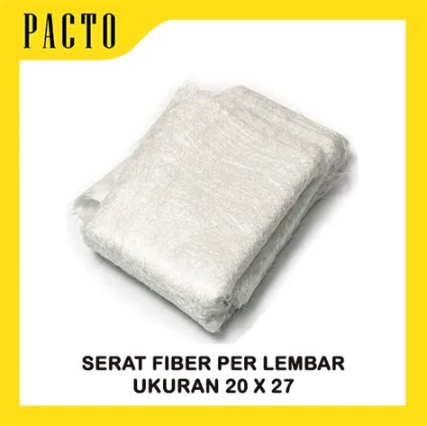 Satuan Serat Fiber Aquaproof Fiberglass Matt Serat Fiber Ecer Lembar