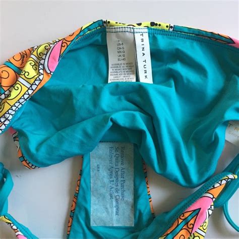 Trina Turk Swim Trina Turk Turquoise Blue Bikini Bottoms 8 Nwt Poshmark