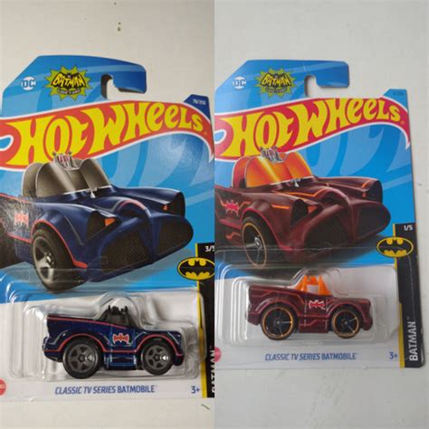 Jual Hot Wheels HotWheels Batman Classic TV Series Batmobile Biru Kota Tangerang Selatan
