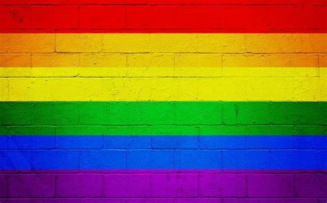 Premium Photo Gay Flag Painted On A Wall