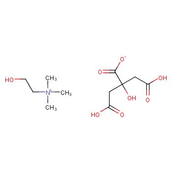 77 91 8 Choline Dihydrogencitrate Salt Sale From Quality Suppliers