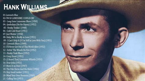 Hank Williams Greatest Hits - The Best Of Country Music Hank Williams ...