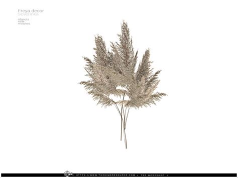 The Sims Resource Freya Decor Pampas Grass