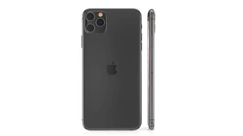 Apple IPhone 11 Pro Max Space Gray - 3D Model by frezzy