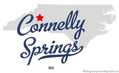 Map Of Connelly Springs Nc North Carolina