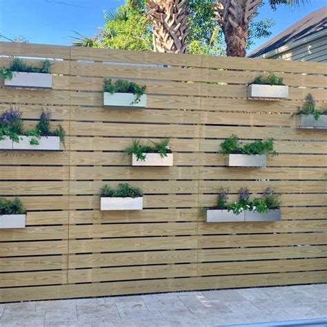 Galvanized Metal Hanging Planter Box Horizontal Fence Etsy Modern