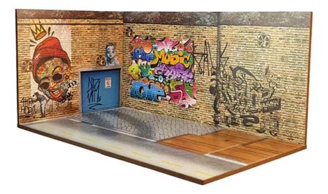 Cenário Para Diorama Hot Wheels Garagem 10 Escala 1 64 MercadoLivre