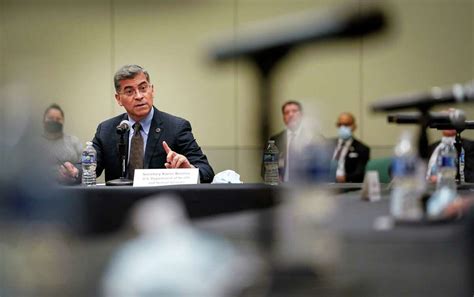 Health And Human Services Secretary Xavier Becerra Visited Houston To