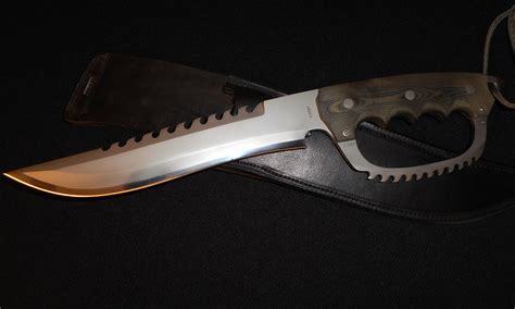 Harold Corby Custom Knuckle Fighting Knife 20 D Guardskull Crusher