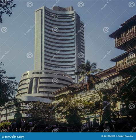 Bombay Stock Exchange New Building in Mumbai Editorial Stock Image