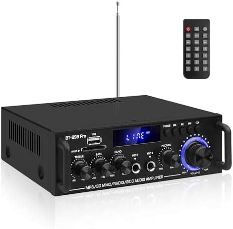 Hifi Stereo Amplificatore Bluetooth 5 0 Audio Amplificatore Ricevitore