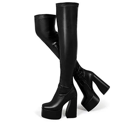 I Tested The Ultimate Fashion Trend Thigh High Boots With Platform