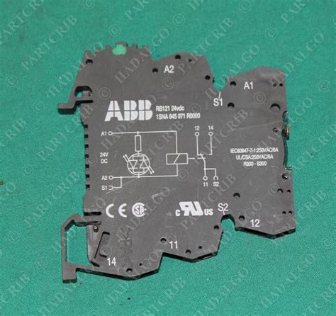 ABB 1SNA645071R0000 1SNA 645 071 R0000 RBR121 Relay Module 24VDC