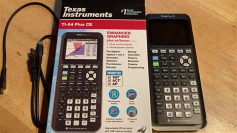 Texas Instruments Ti 84 Plus Ce Color Graphing Calculator Youtube