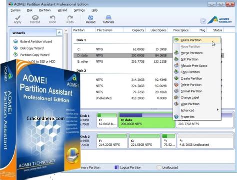 Aomei partition assistant professional 8.8 - greboard