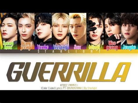 ATEEZ GUERRILLA Tradução legendado em português PT BR ROM HAN YouTube