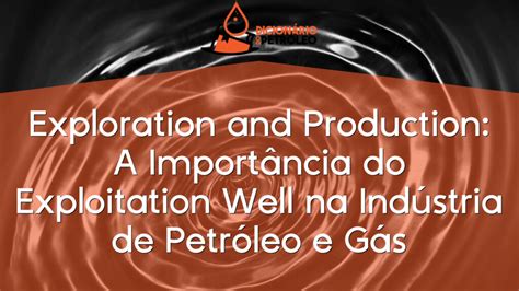 Exploration and Production A Importância do Exploitation Well na