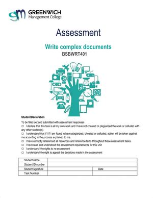 Assessment Tasks Great Handout Bsbpmg Manage Project Scope