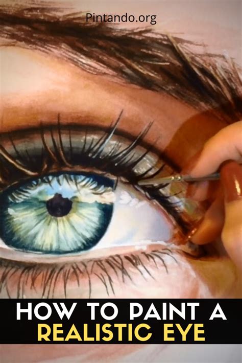 How To Paint A Realistic Eye Pintando Org