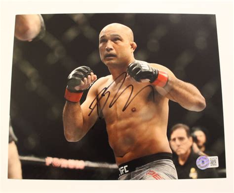 Bj Penn Signed 8x10 Cage Photo Amcmemorabilia