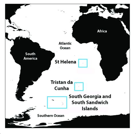 Survey Locations In Three Atlantic British Overseas Territories In